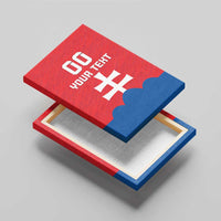 Custom Slovakia Football Canvas Wall Art Come On Sokoli