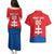 Custom Slovakia Football Couples Matching Puletasi and Hawaiian Shirt Come On Sokoli
