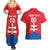 Custom Slovakia Football Couples Matching Summer Maxi Dress and Hawaiian Shirt Come On Sokoli