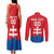 Custom Slovakia Football Couples Matching Tank Maxi Dress and Long Sleeve Button Shirt Come On Sokoli