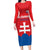 Custom Slovakia Football Family Matching Long Sleeve Bodycon Dress and Hawaiian Shirt Come On Sokoli