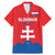Custom Slovakia Football Family Matching Mermaid Dress and Hawaiian Shirt Come On Sokoli