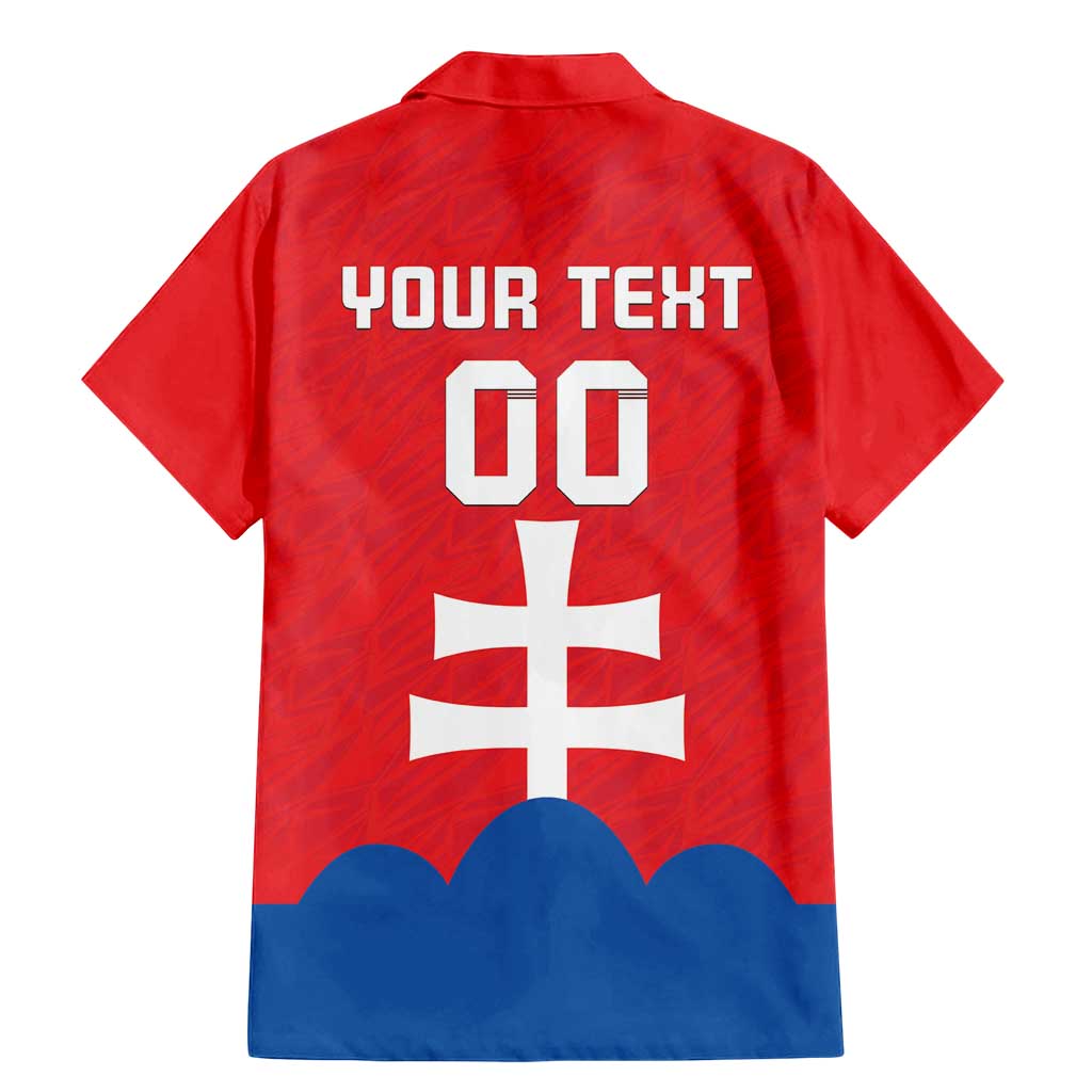 Custom Slovakia Football Family Matching Mermaid Dress and Hawaiian Shirt Come On Sokoli