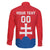 Custom Slovakia Football Family Matching Off The Shoulder Long Sleeve Dress and Hawaiian Shirt Come On Sokoli