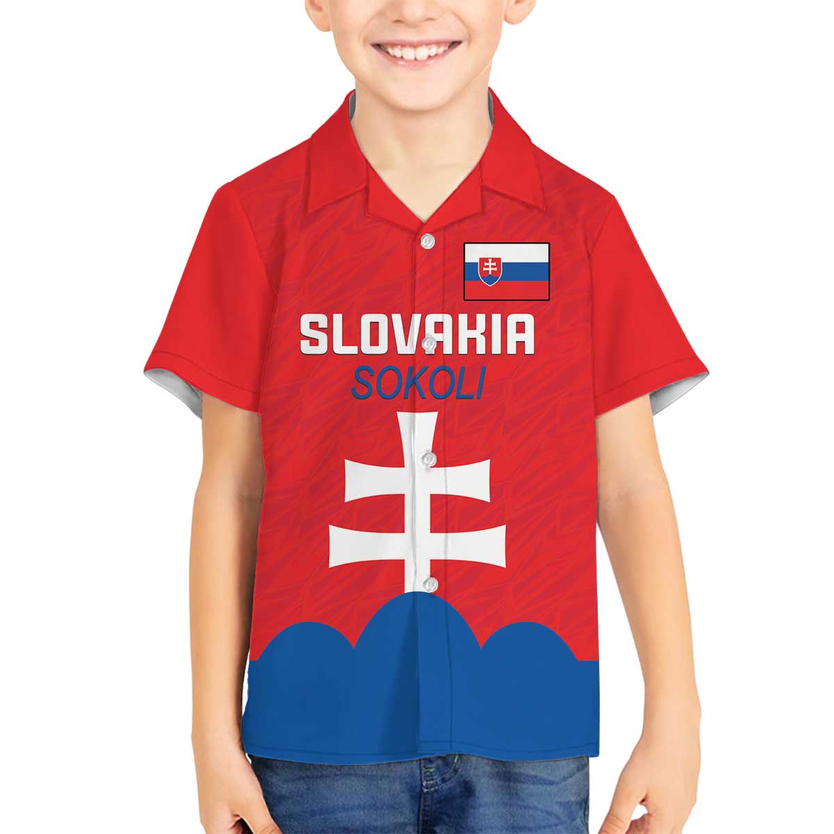 Custom Slovakia Football Family Matching Off The Shoulder Long Sleeve Dress and Hawaiian Shirt Come On Sokoli