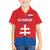 Custom Slovakia Football Family Matching Off The Shoulder Long Sleeve Dress and Hawaiian Shirt Come On Sokoli