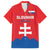 Custom Slovakia Football Family Matching Off Shoulder Maxi Dress and Hawaiian Shirt Come On Sokoli