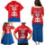 Custom Slovakia Football Family Matching Puletasi and Hawaiian Shirt Come On Sokoli