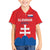 Custom Slovakia Football Family Matching Short Sleeve Bodycon Dress and Hawaiian Shirt Come On Sokoli
