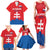 Custom Slovakia Football Family Matching Tank Maxi Dress and Hawaiian Shirt Come On Sokoli