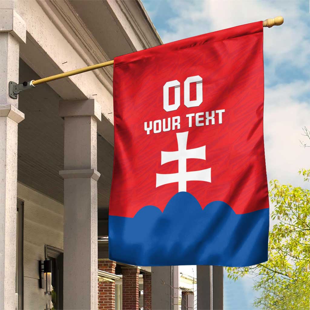 Custom Slovakia Football Garden Flag Come On Sokoli