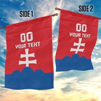 Custom Slovakia Football Garden Flag Come On Sokoli