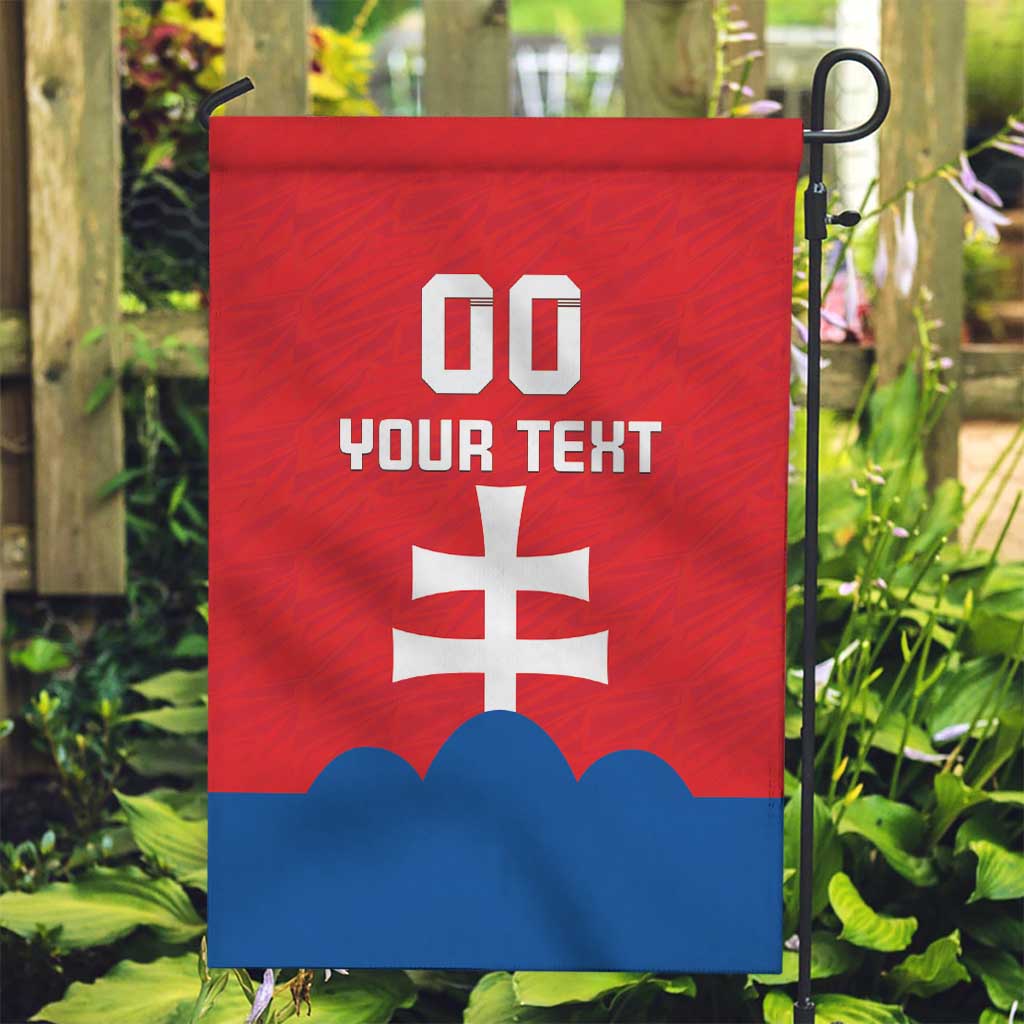 Custom Slovakia Football Garden Flag Come On Sokoli