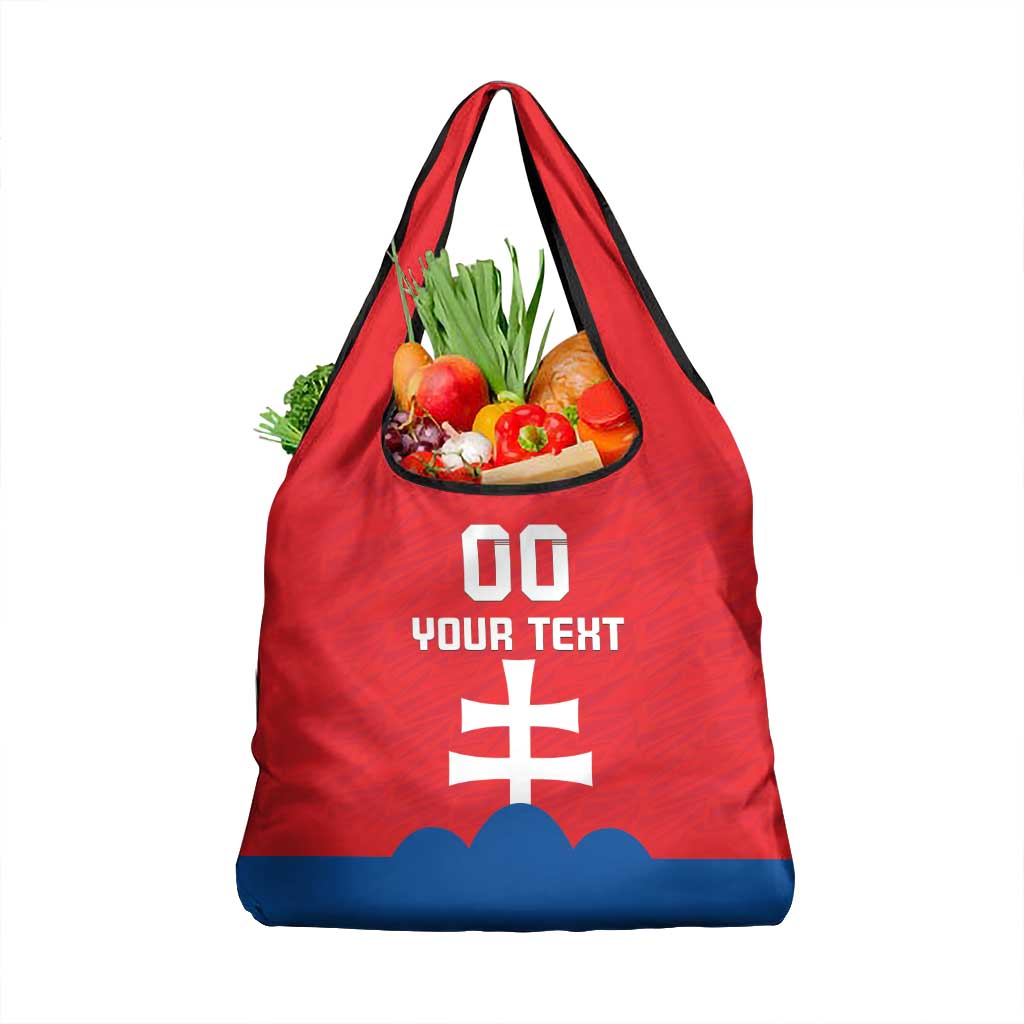 Custom Slovakia Football Grocery Bag Come On Sokoli
