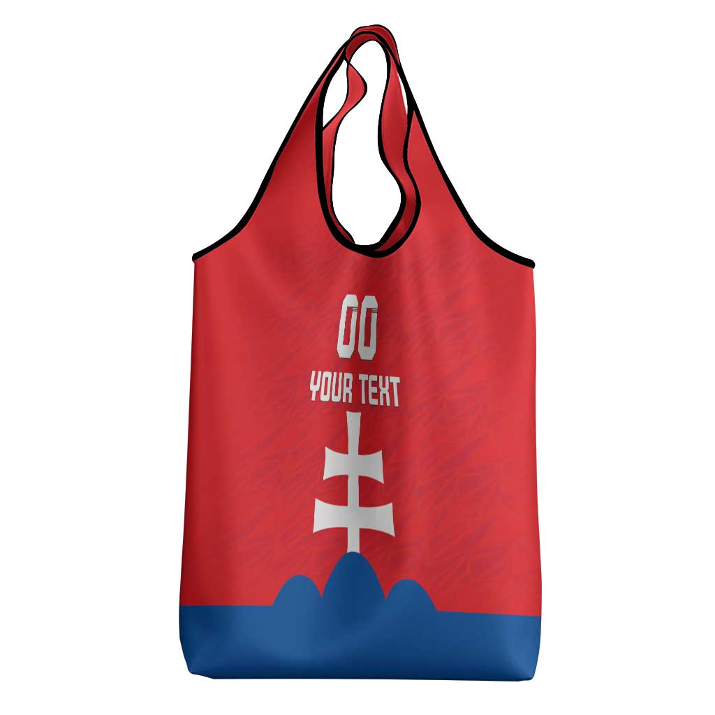 Custom Slovakia Football Grocery Bag Come On Sokoli
