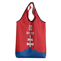 Custom Slovakia Football Grocery Bag Come On Sokoli