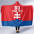 Custom Slovakia Football Hooded Blanket Come On Sokoli
