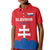 Custom Slovakia Football Kid Polo Shirt Come On Sokoli