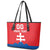 Custom Slovakia Football Leather Tote Bag Come On Sokoli