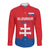Custom Slovakia Football Long Sleeve Button Shirt Come On Sokoli