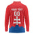 Custom Slovakia Football Long Sleeve Polo Shirt Come On Sokoli