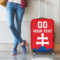 Custom Slovakia Football Luggage Cover Come On Sokoli