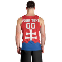 Custom Slovakia Football Men Tank Top Come On Sokoli