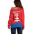 Custom Slovakia Football Off Shoulder Sweater Come On Sokoli