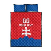 Custom Slovakia Football Quilt Bed Set Come On Sokoli