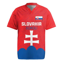 Custom Slovakia Football Rugby Jersey Come On Sokoli