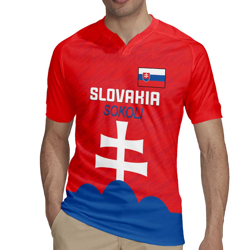 Custom Slovakia Football Rugby Jersey Come On Sokoli