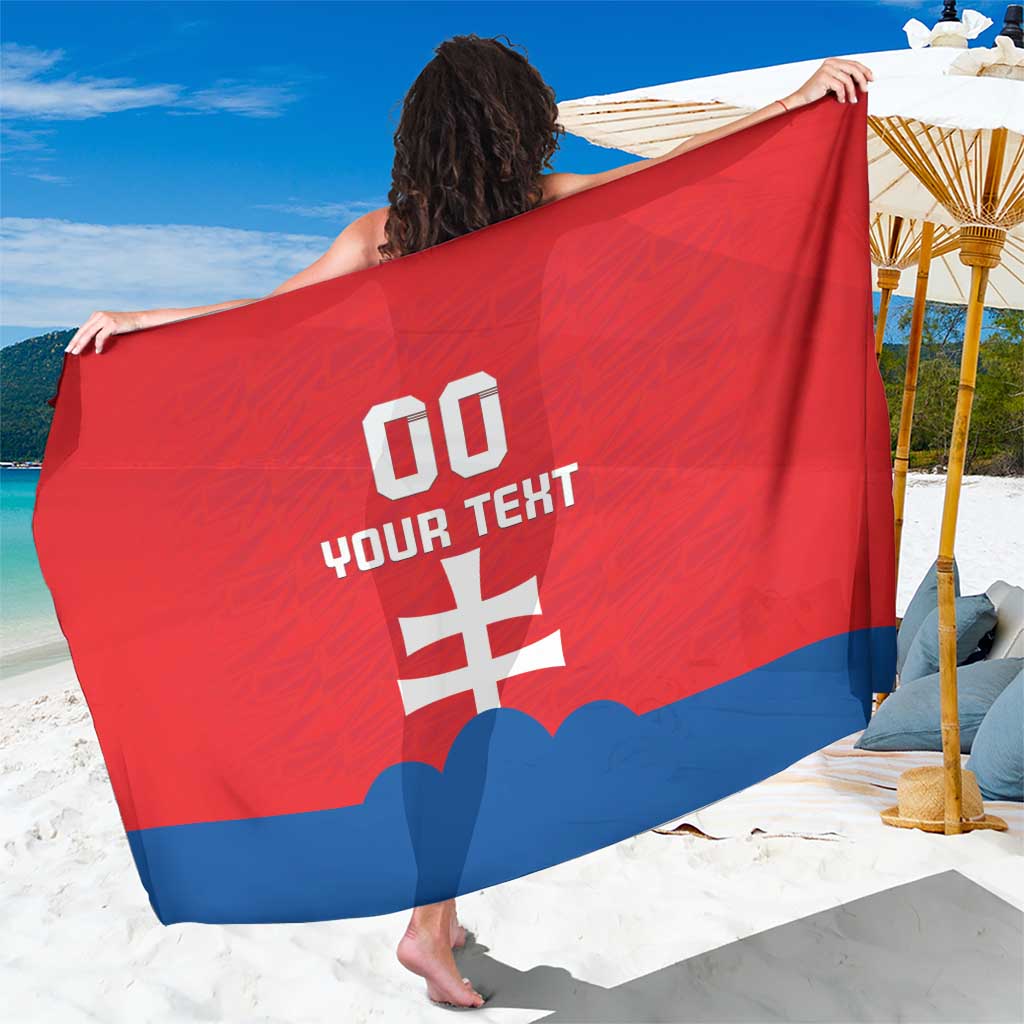 Custom Slovakia Football Sarong Come On Sokoli