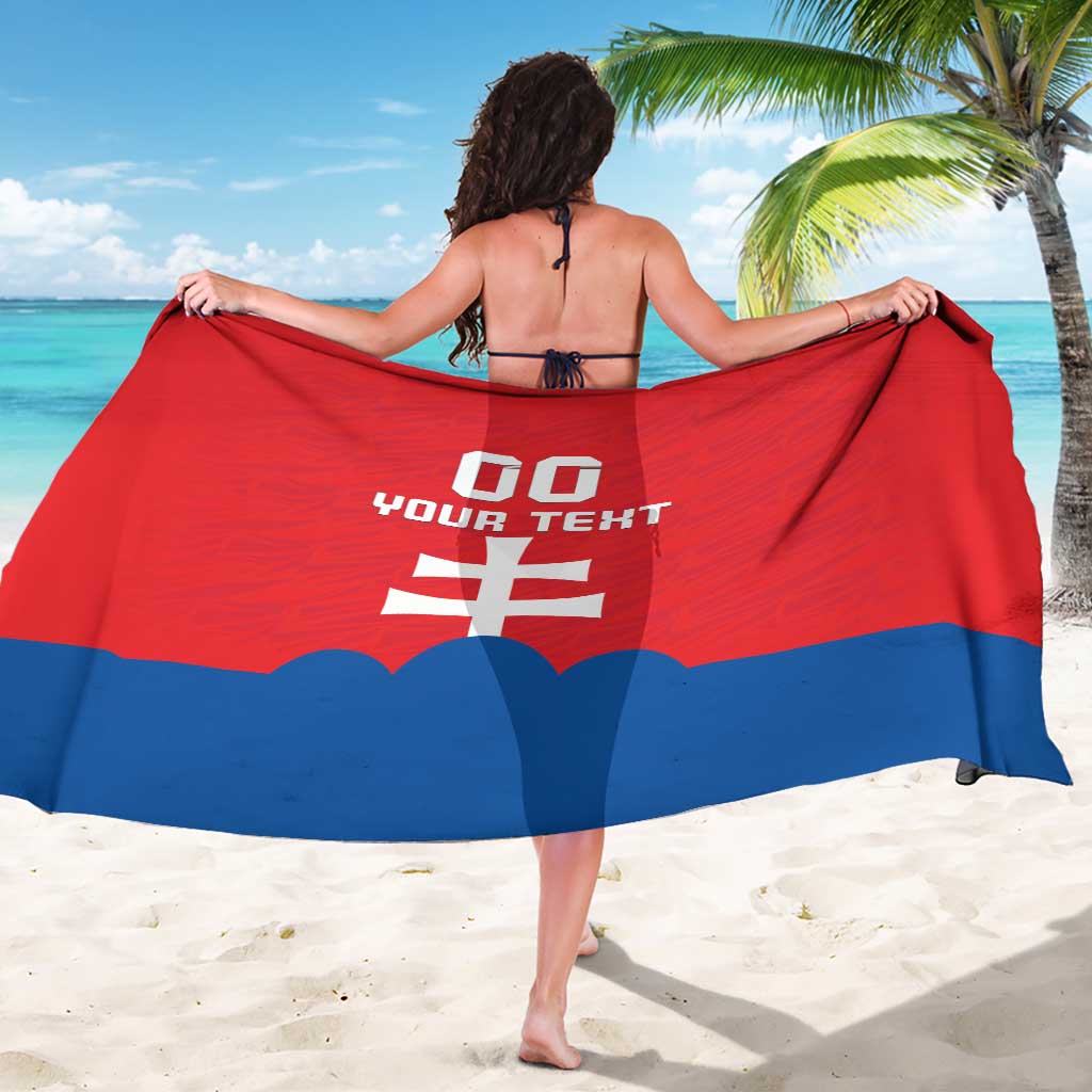 Custom Slovakia Football Sarong Come On Sokoli