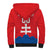 Custom Slovakia Football Sherpa Hoodie Come On Sokoli