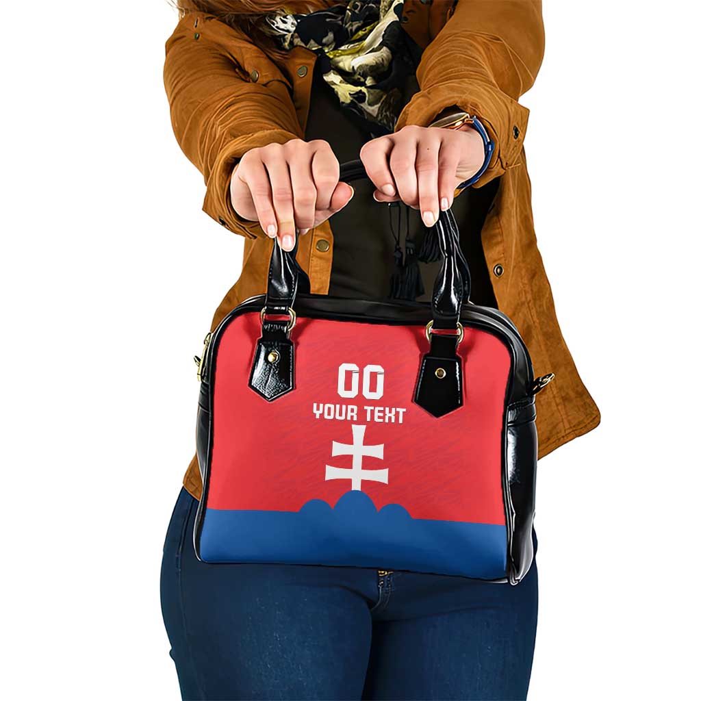 Custom Slovakia Football Shoulder Handbag Come On Sokoli