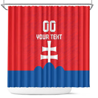 Custom Slovakia Football Shower Curtain Come On Sokoli