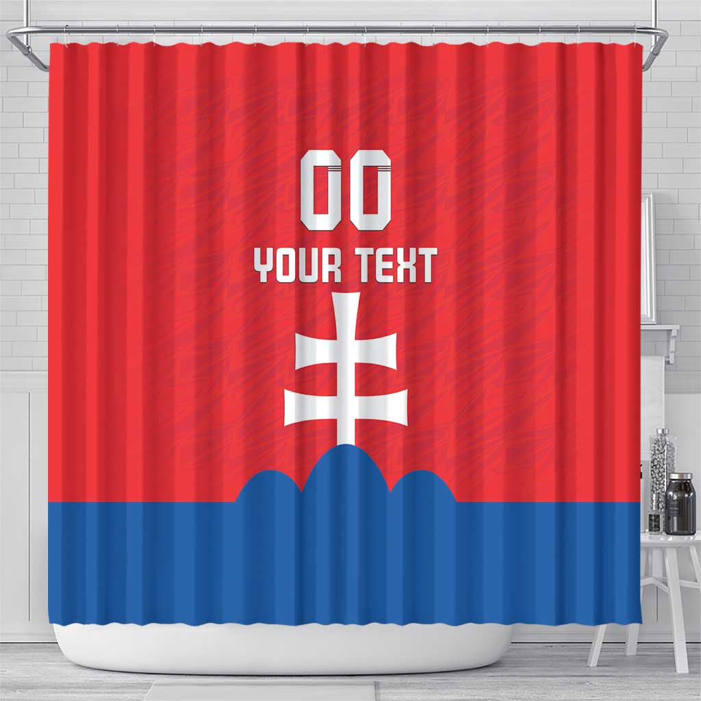 Custom Slovakia Football Shower Curtain Come On Sokoli