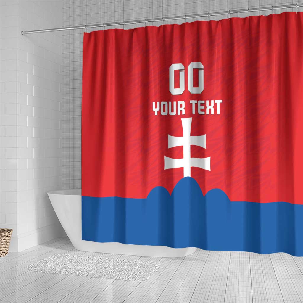 Custom Slovakia Football Shower Curtain Come On Sokoli