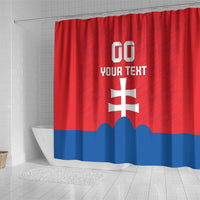 Custom Slovakia Football Shower Curtain Come On Sokoli