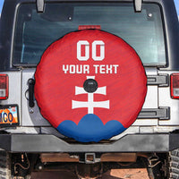 Custom Slovakia Football Spare Tire Cover Come On Sokoli