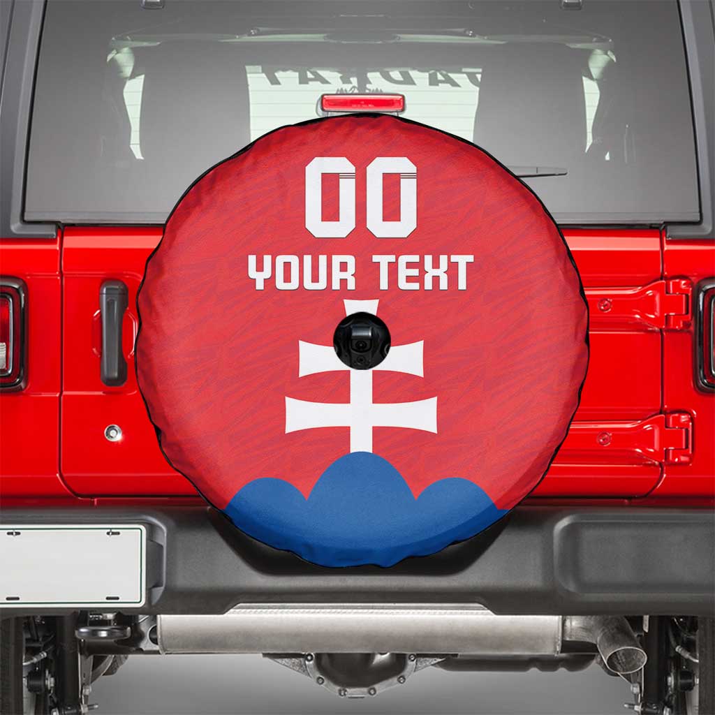 Custom Slovakia Football Spare Tire Cover Come On Sokoli