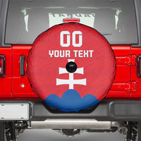 Custom Slovakia Football Spare Tire Cover Come On Sokoli