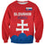 Custom Slovakia Football Sweatshirt Come On Sokoli