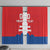 Custom Slovakia Football Window Curtain Come On Sokoli