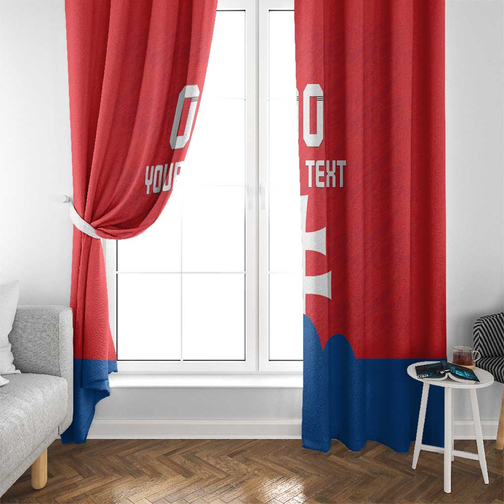 Custom Slovakia Football Window Curtain Come On Sokoli