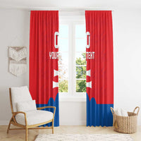 Custom Slovakia Football Window Curtain Come On Sokoli