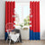 Custom Slovakia Football Window Curtain Come On Sokoli