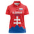 Custom Slovakia Football Women Polo Shirt Come On Sokoli