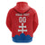 Custom Slovakia Football Zip Hoodie Come On Sokoli