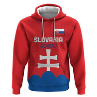 Custom Slovakia Football Zip Hoodie Come On Sokoli